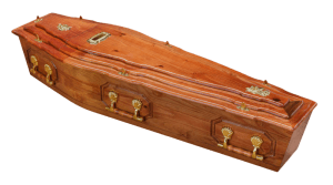 aurora funeral consultancy Gold Package coffin