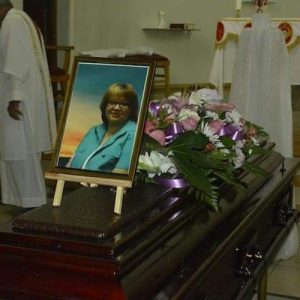 aurora funeral consultancy portrait coffin bouquet